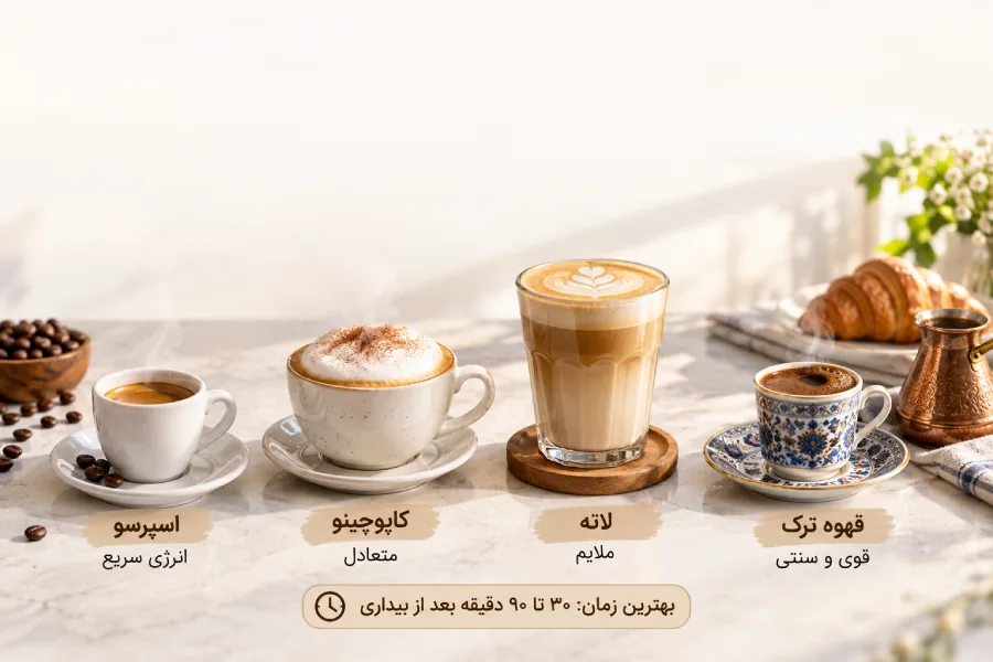 بهترین قهوه برای صبح چیست؟
