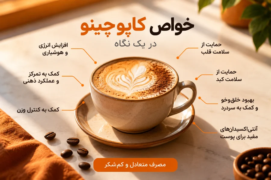 فواید کاپوچینو